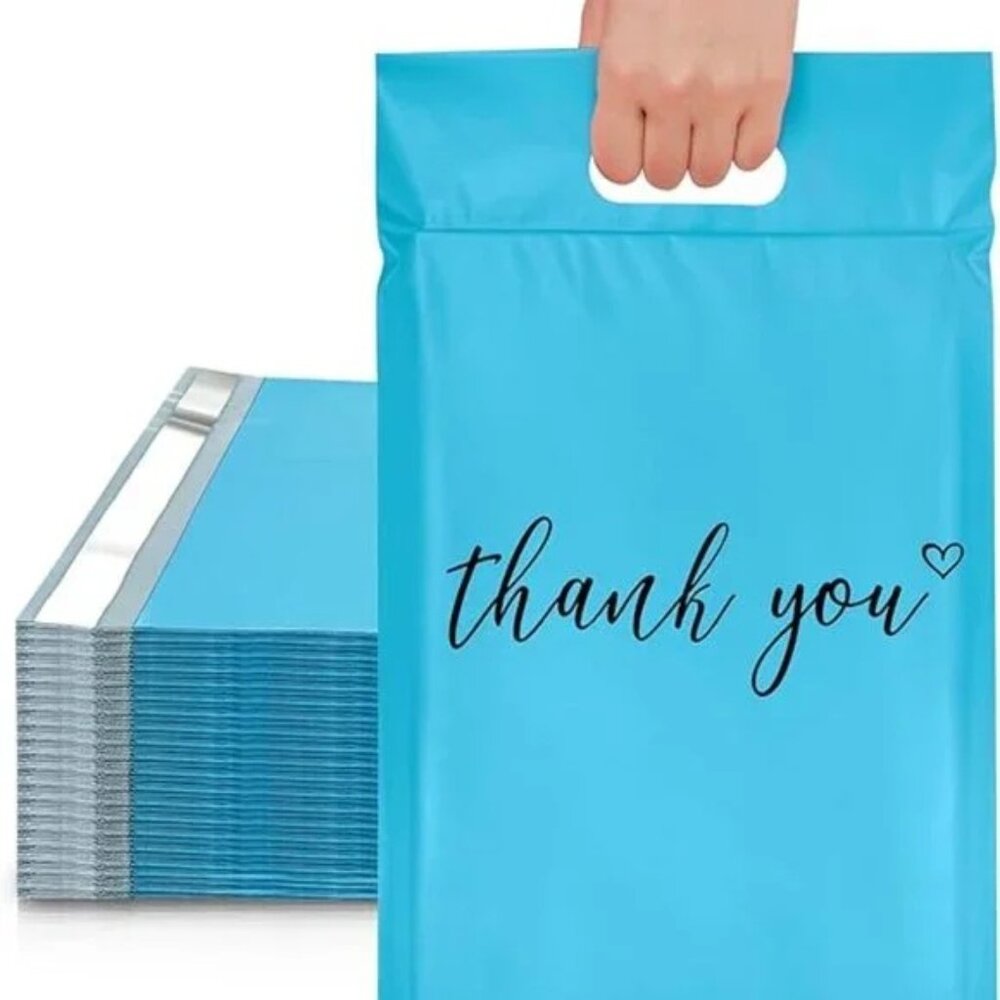 10 pcs Poly Mailers 10x13 Inch Blue Premium Shipping Bags
